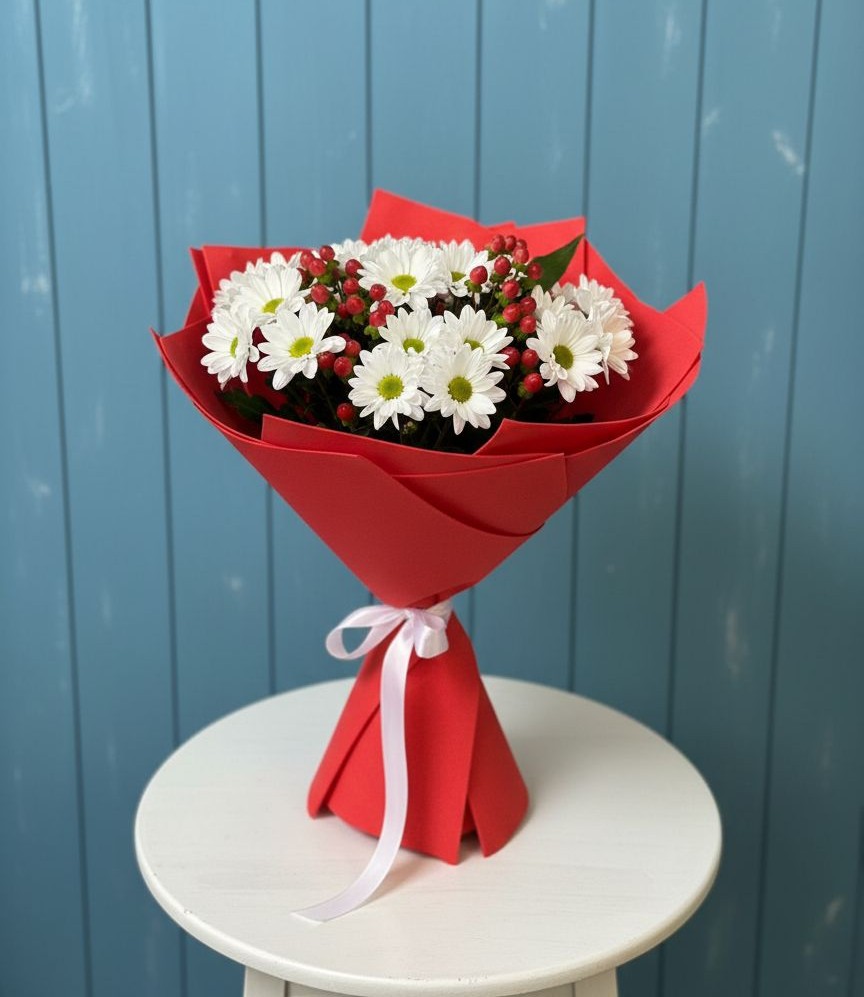 Букет цветов из: Хризантемы в Шумячи