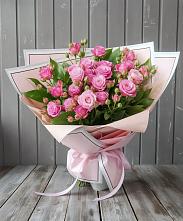 Букет Розовый кустик в Шумячи