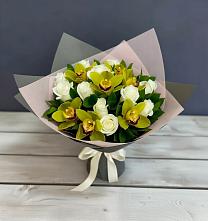 Букет цветов из:  Орхидеи и Розы в Шумячи