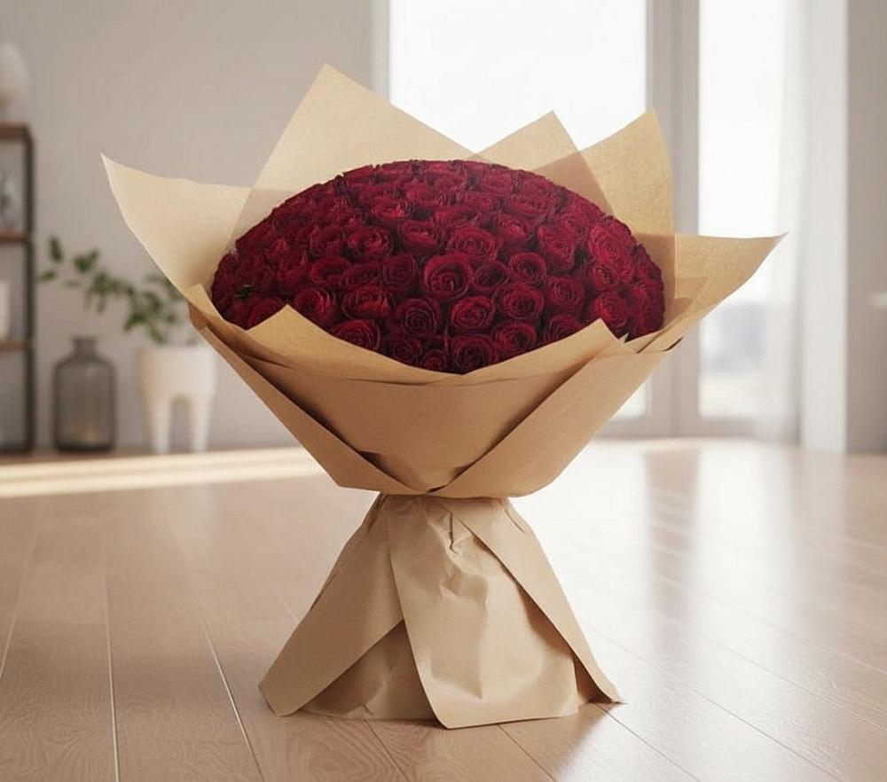 Букет 101 Красная роза в Шумячи