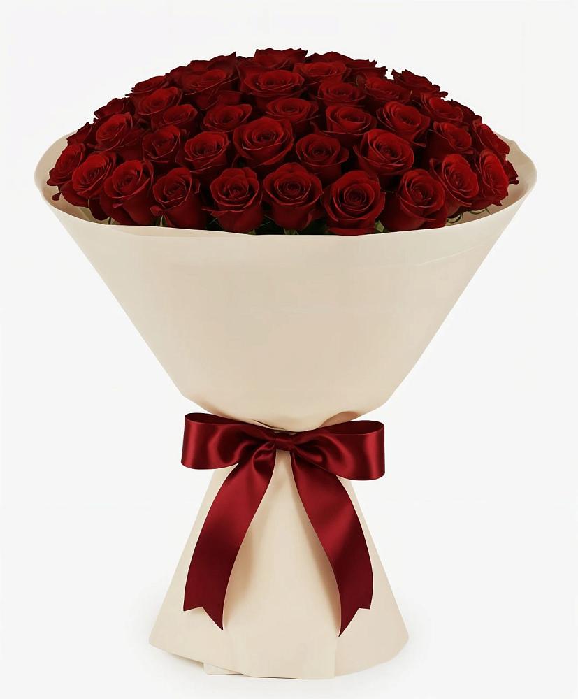 Букет 101 Бордовая роза Блэк Бакарра в Шумячи