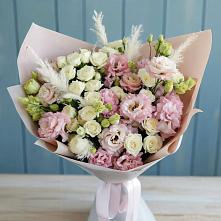 Букет цветов из:  Альстромерии и Розы в Шумячи